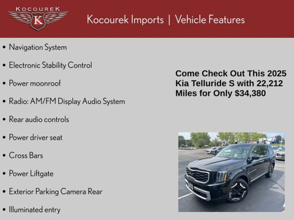 Used 2025 Kia Telluride S SUV