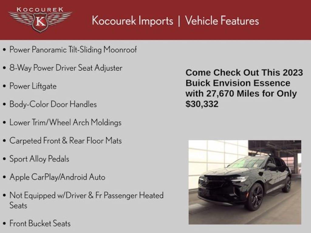 Used 2023 Buick Envision Essence SUV