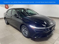 2025 Hyundai Elantra Hybrid Blue Sedan