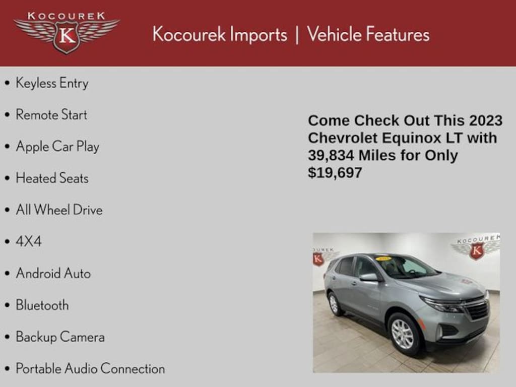 Used 2023 Chevrolet Equinox LT SUV