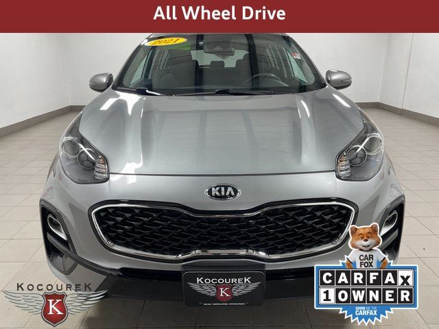 Used 2021 Kia Sportage LX with VIN KNDPMCAC1M7919547 for sale in Rib Mountain, WI