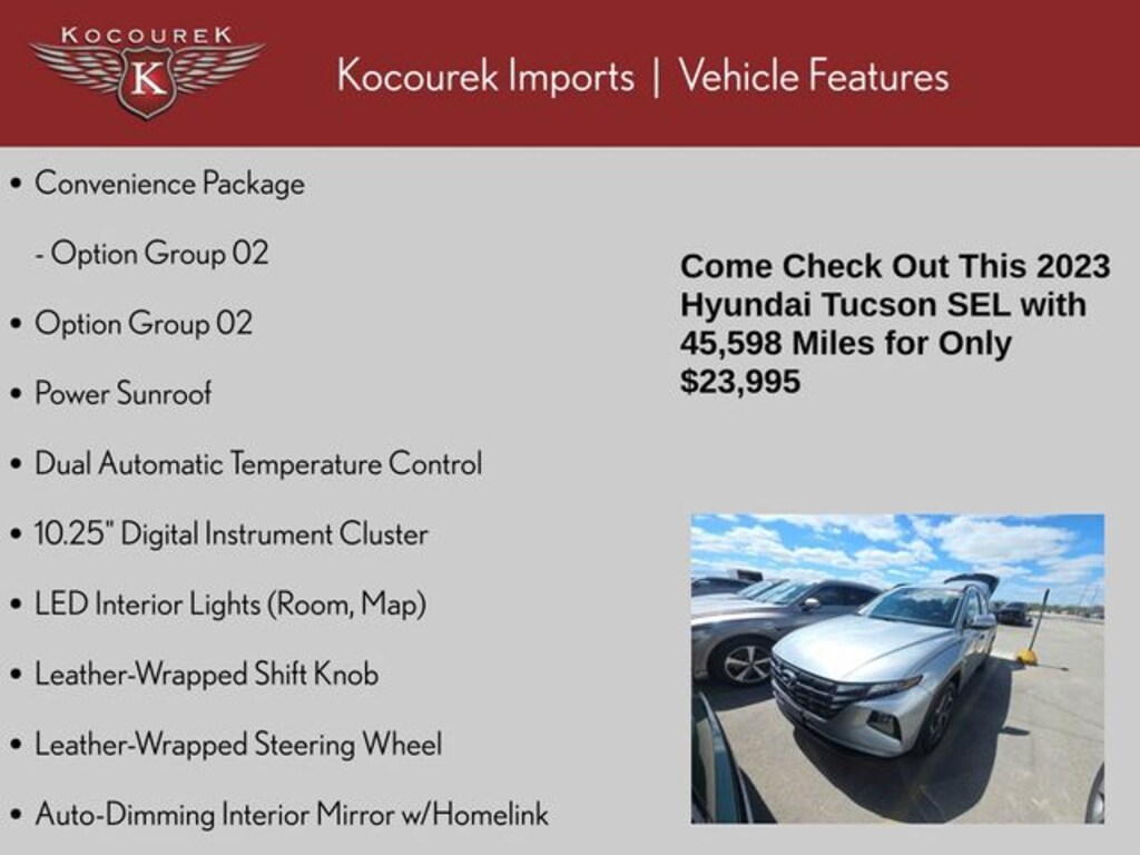 Used 2023 Hyundai Tucson SEL SUV