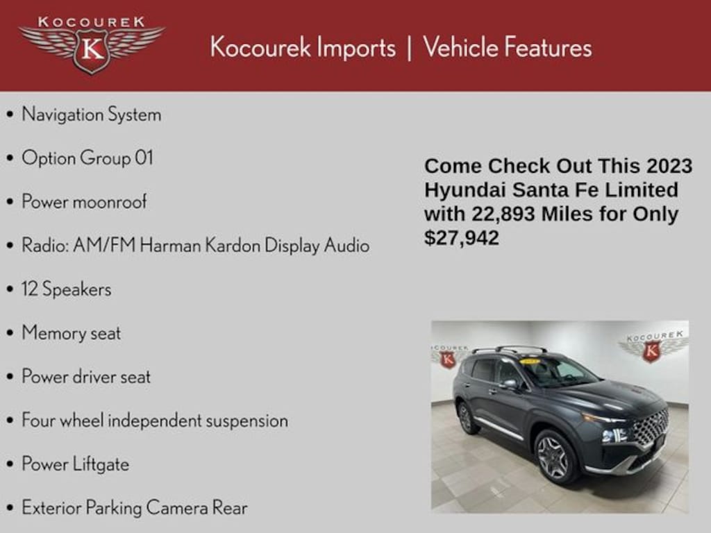 Used 2023 Hyundai Santa Fe Limited SUV