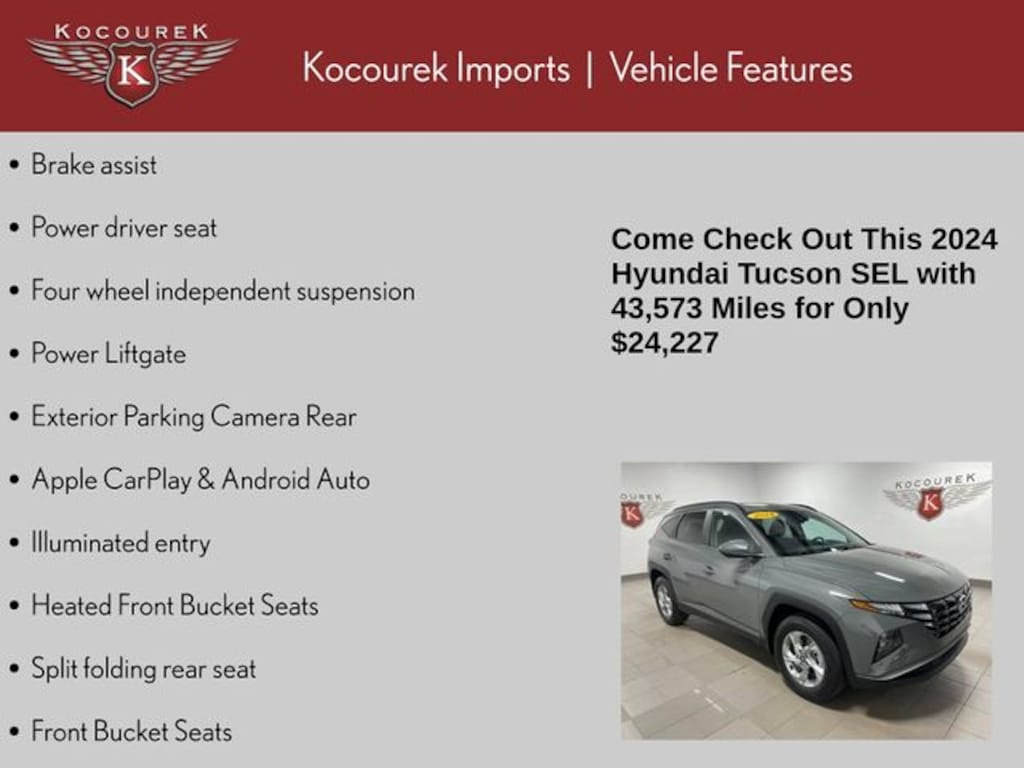 Used 2024 Hyundai Tucson SEL SUV