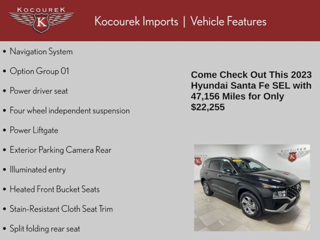 Used 2023 Hyundai Santa Fe SEL SUV