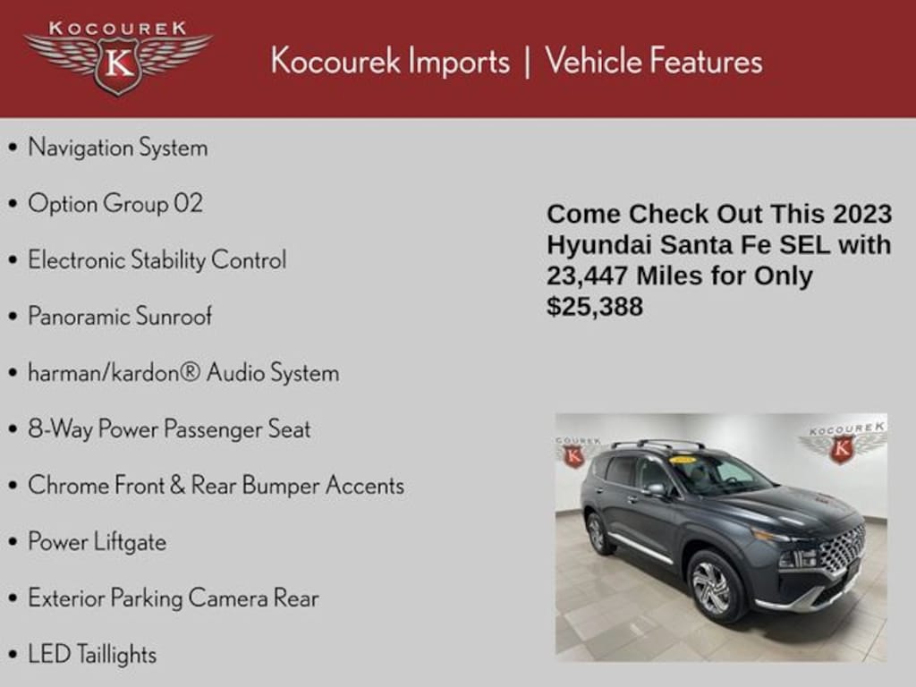 Used 2023 Hyundai Santa Fe SEL SUV