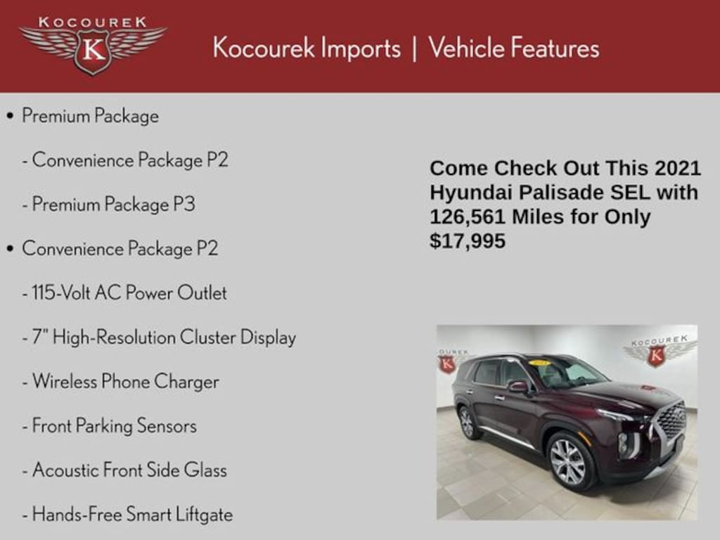Used 2021 Hyundai Palisade SEL SUV
