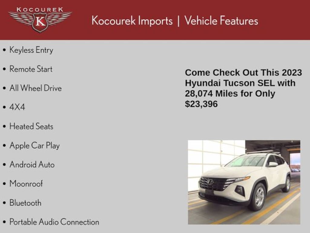 Used 2023 Hyundai Tucson SEL SUV