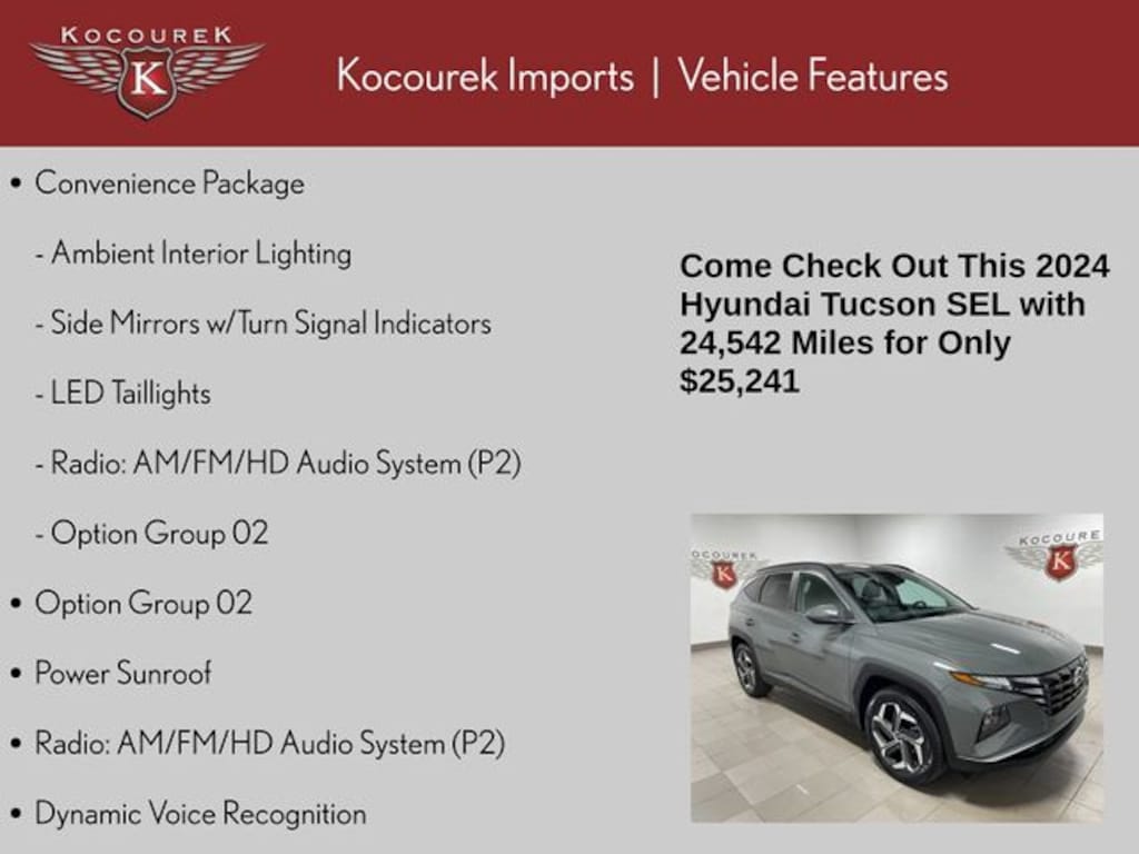 Used 2024 Hyundai Tucson SEL SUV