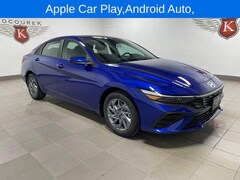 2025 Hyundai Elantra Hybrid Blue Sedan