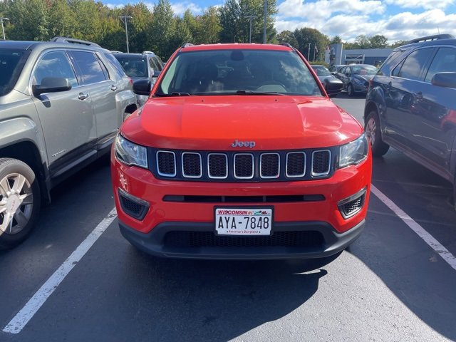 Used 2018 Jeep Compass Sport with VIN 3C4NJCAB6JT204097 for sale in Wausau, WI