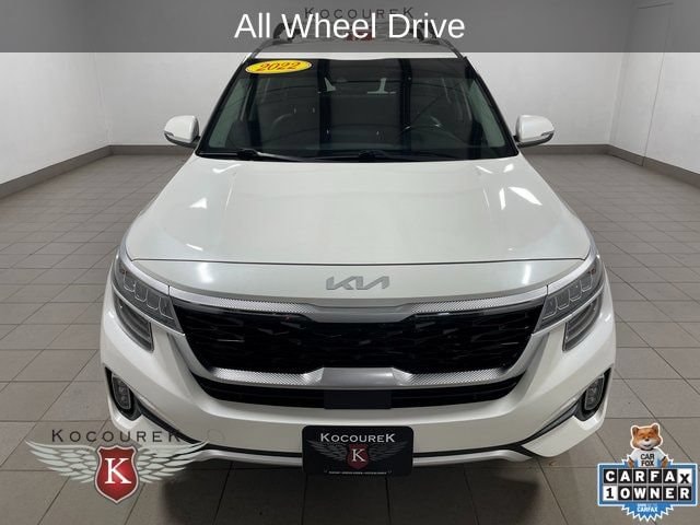 Used 2022 Kia Seltos SX with VIN KNDETCA28N7238773 for sale in Wausau, WI