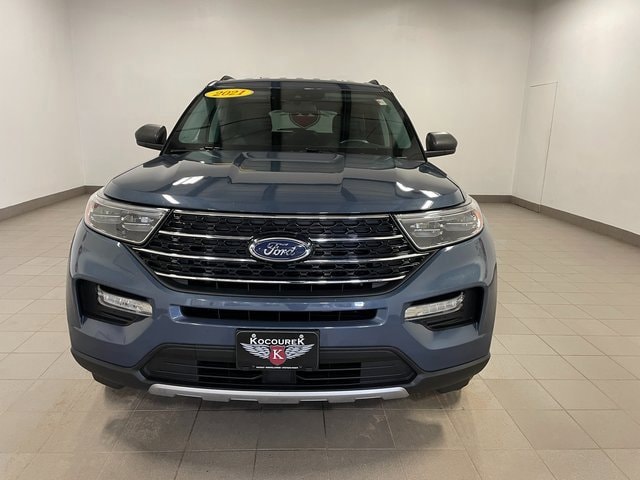 Used 2021 Ford Explorer XLT with VIN 1FMSK8DHXMGA69949 for sale in Wausau, WI