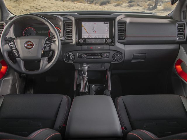 Interior photo of 2022 Nissan Frontier: available at Kocourek Nissan