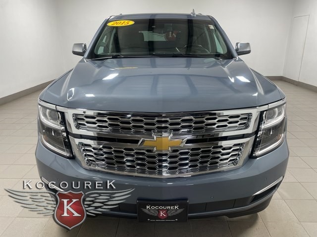 Used 2015 Chevrolet Tahoe LTZ with VIN 1GNSKCKC0FR680232 for sale in Wausau, WI