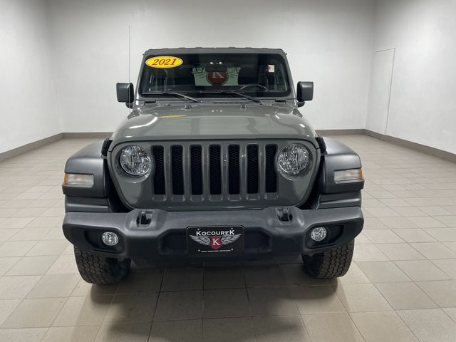 Used 2021 Jeep Wrangler Sport with VIN 1C4HJXAG8MW519711 for sale in Wausau, WI