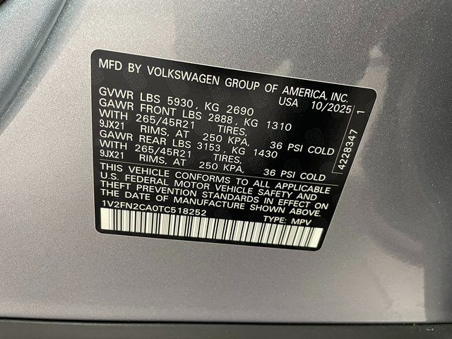 2026 Volkswagen Atlas SEL Premium R-Line - Photo 27