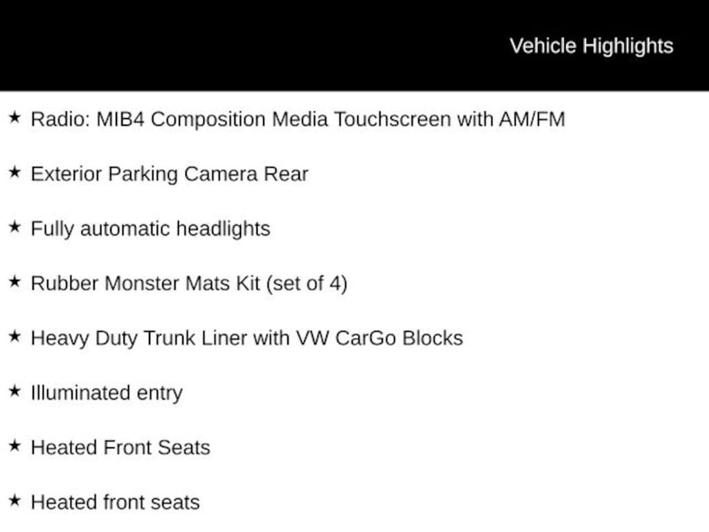 New 2026 Volkswagen Tiguan 2.0T S SUV