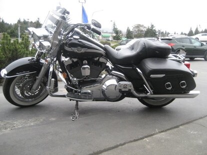 Used 03 Harley Davidson Road King Classic For Sale In Port Angeles Wa Near Sequim And Port Towsend Wa Vin 1hd1frw193y7350