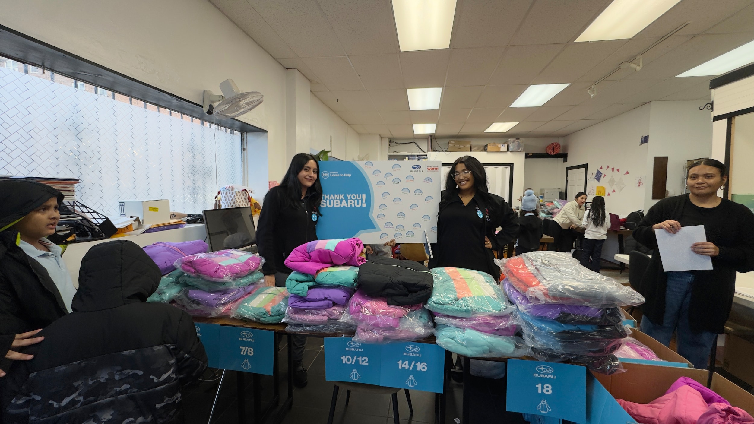 Koeppel Subaru x Operation Warm coat donation at Hour Children