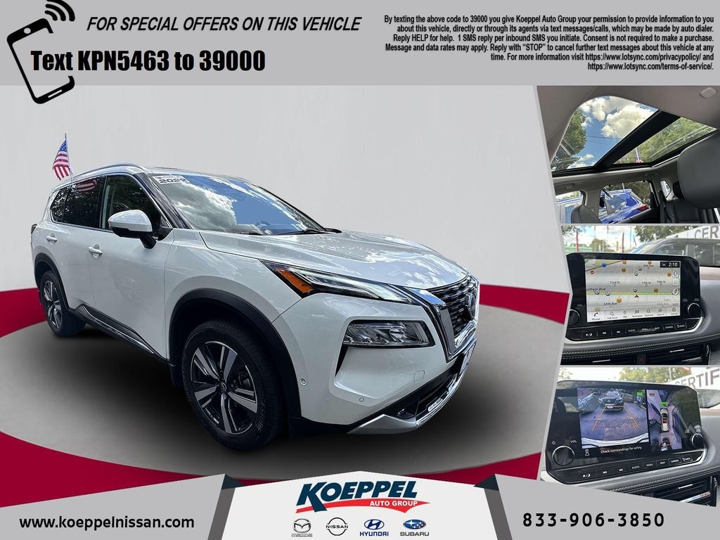 Certified 2022 Nissan Rogue Platinum SUV