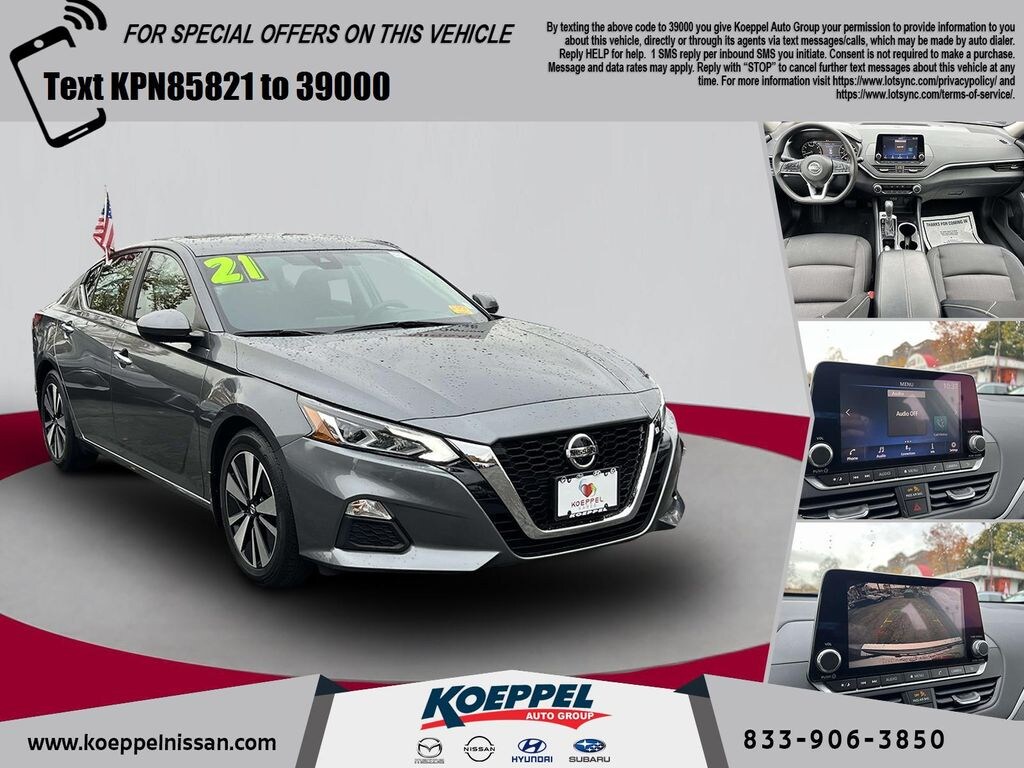 Certified 2021 Nissan Altima 2.5 SV Sedan