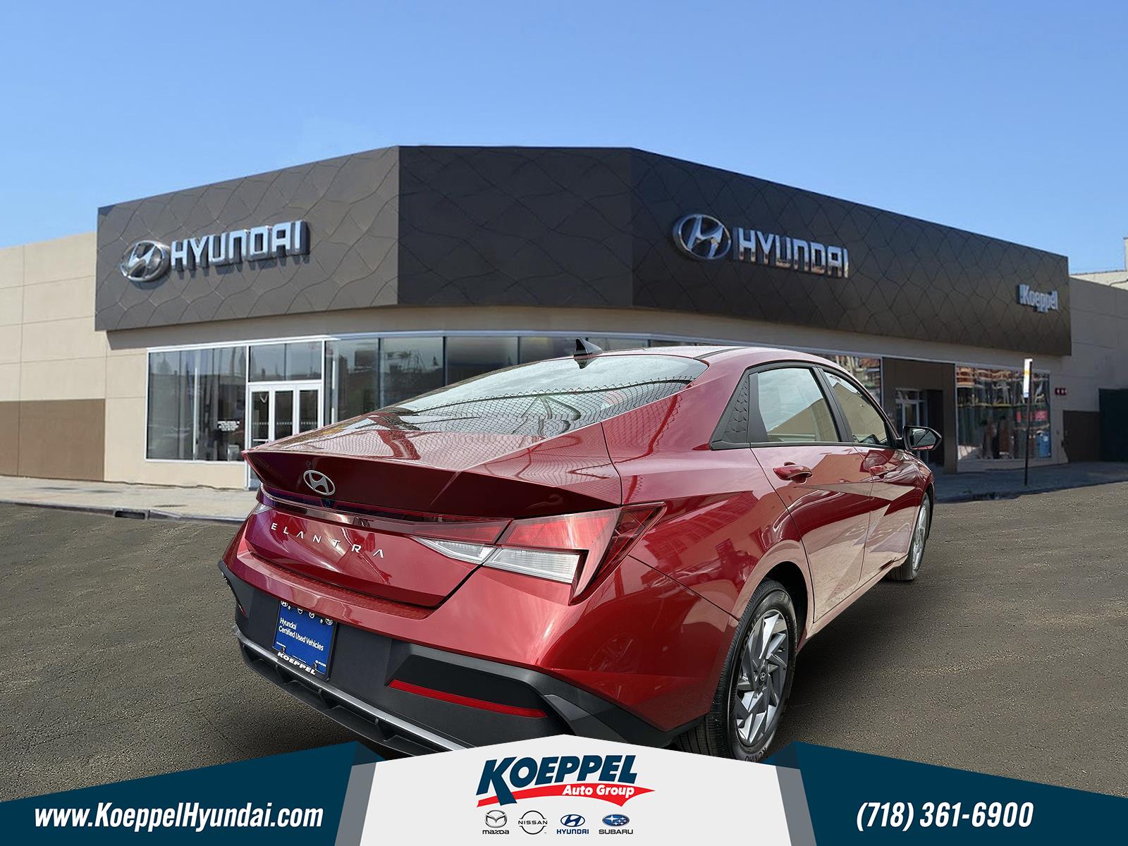 Certified 2024 Hyundai Elantra SEL with VIN KMHLM4DG3RU844163 for sale in Long Island City, NY