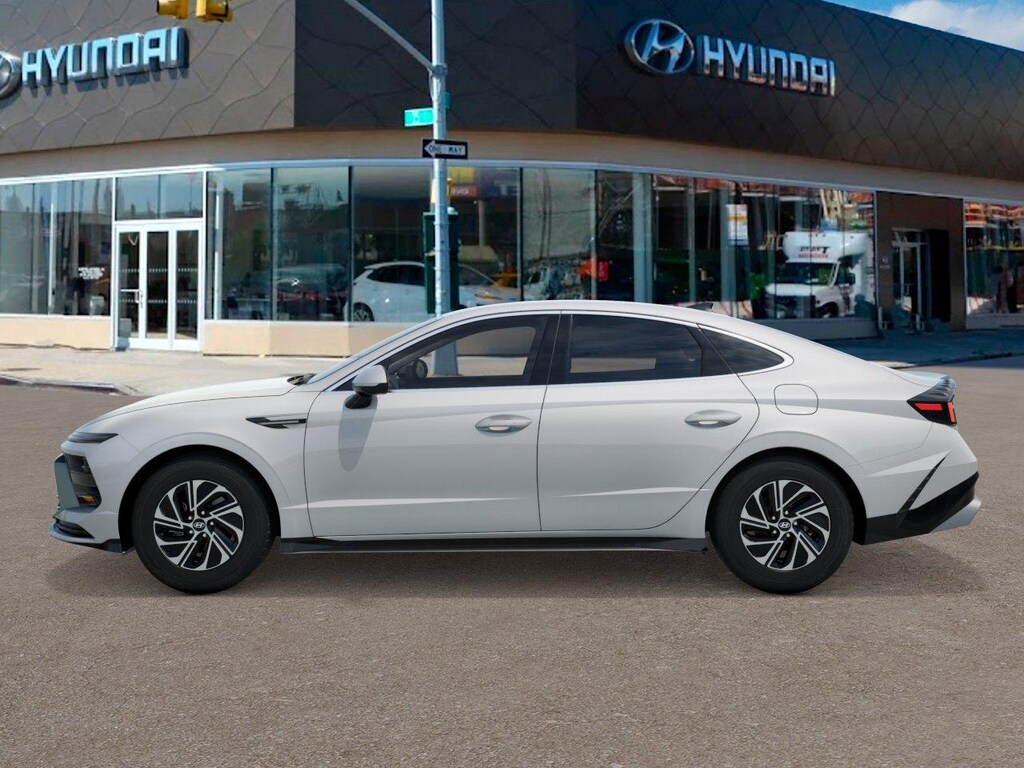 New 2026 Hyundai Sonata Hybrid Blue Sedan