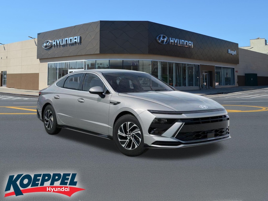 New 2026 Hyundai Sonata Hybrid Blue Sedan