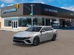2025 Hyundai Elantra Hybrid Blue Sedan