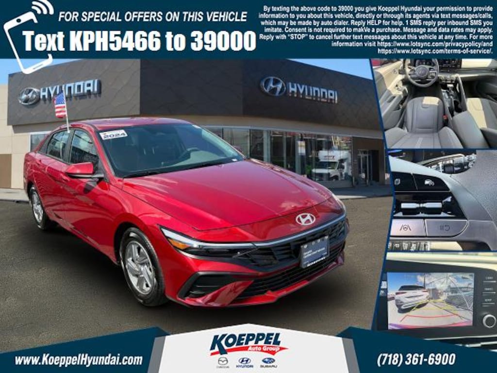 Certified 2024 Hyundai Elantra SE Sedan