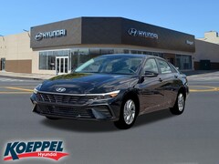 2026 Hyundai Elantra Hybrid Blue Sedan