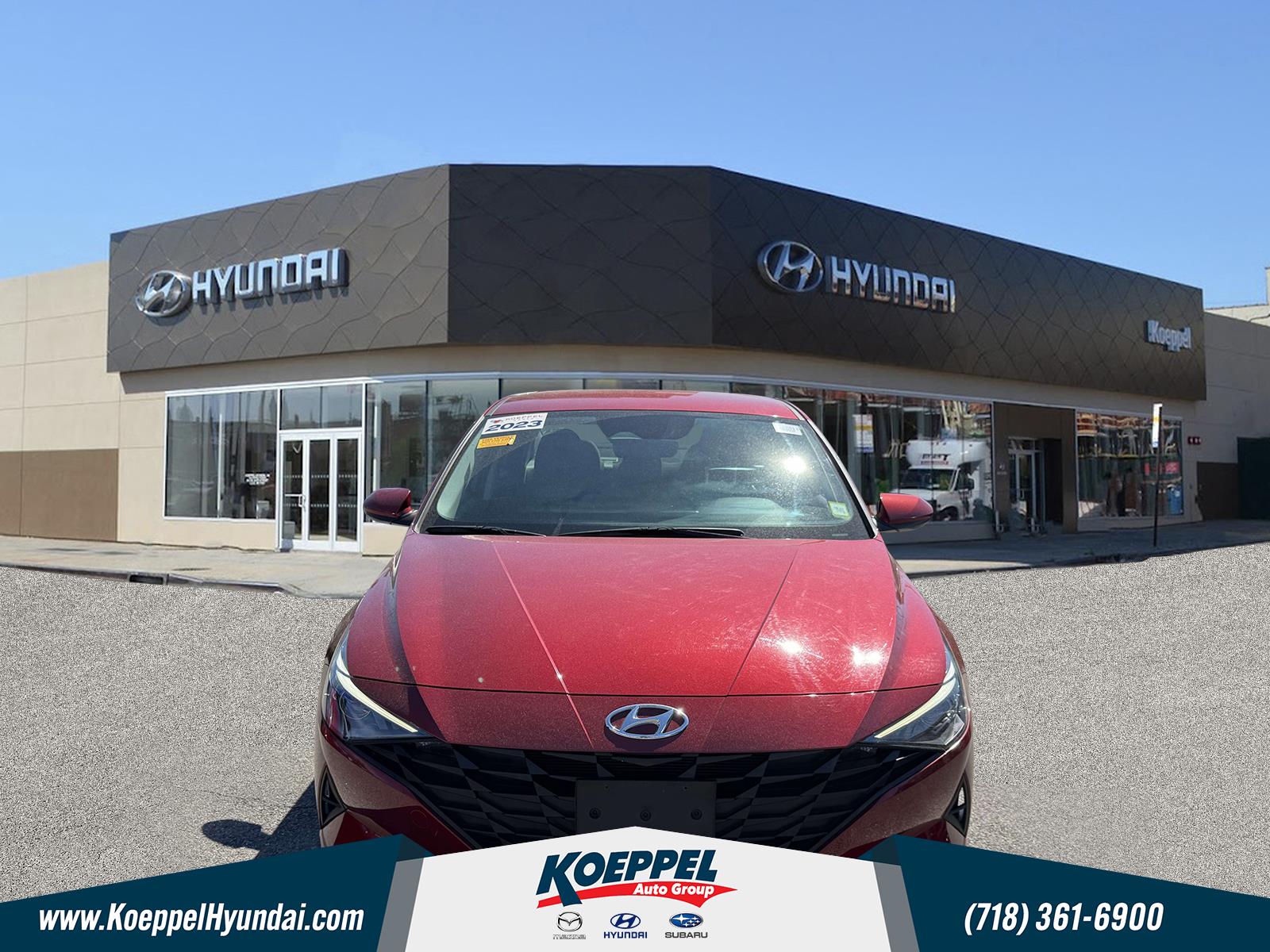 Certified 2023 Hyundai Elantra SEL with VIN KMHLS4AG0PU580696 for sale in Long Island City, NY