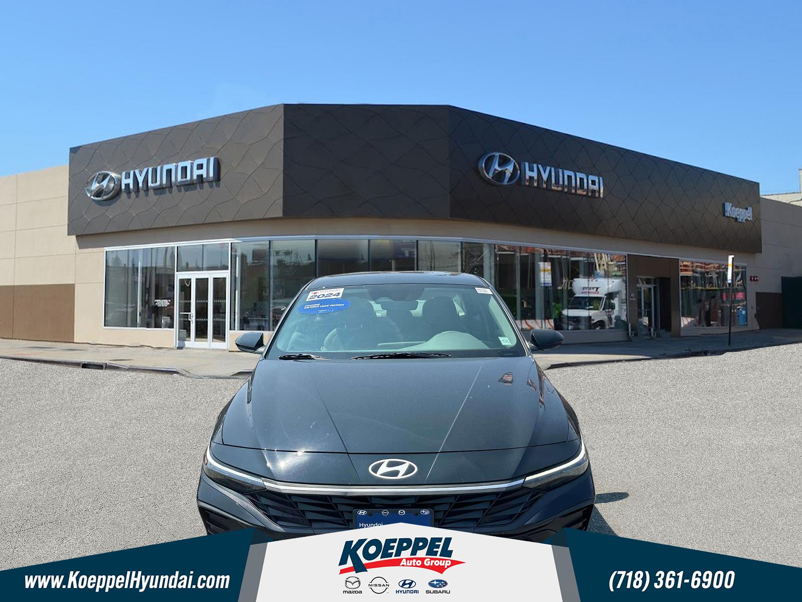 Certified 2024 Hyundai Elantra SE with VIN KMHLL4DG5RU835905 for sale in Long Island City, NY