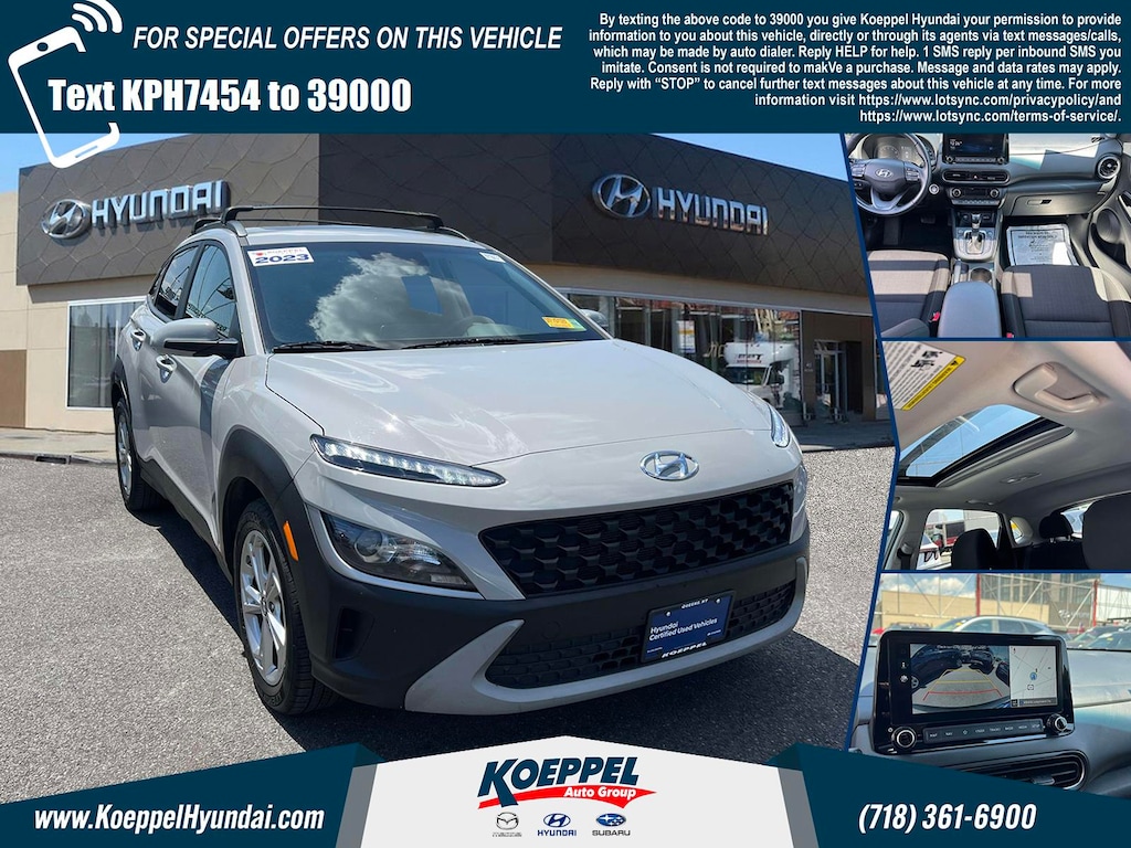 Certified 2023 Hyundai Kona SEL SUV