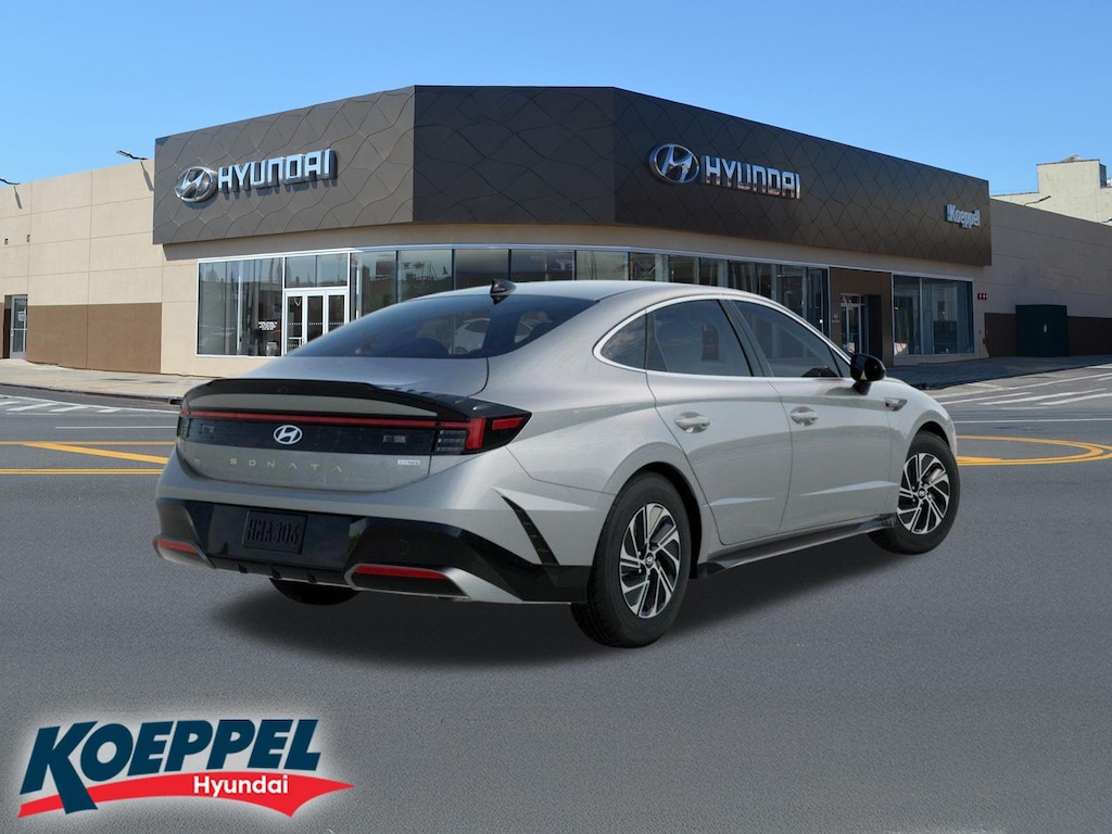 New 2026 Hyundai Sonata Hybrid Blue Sedan