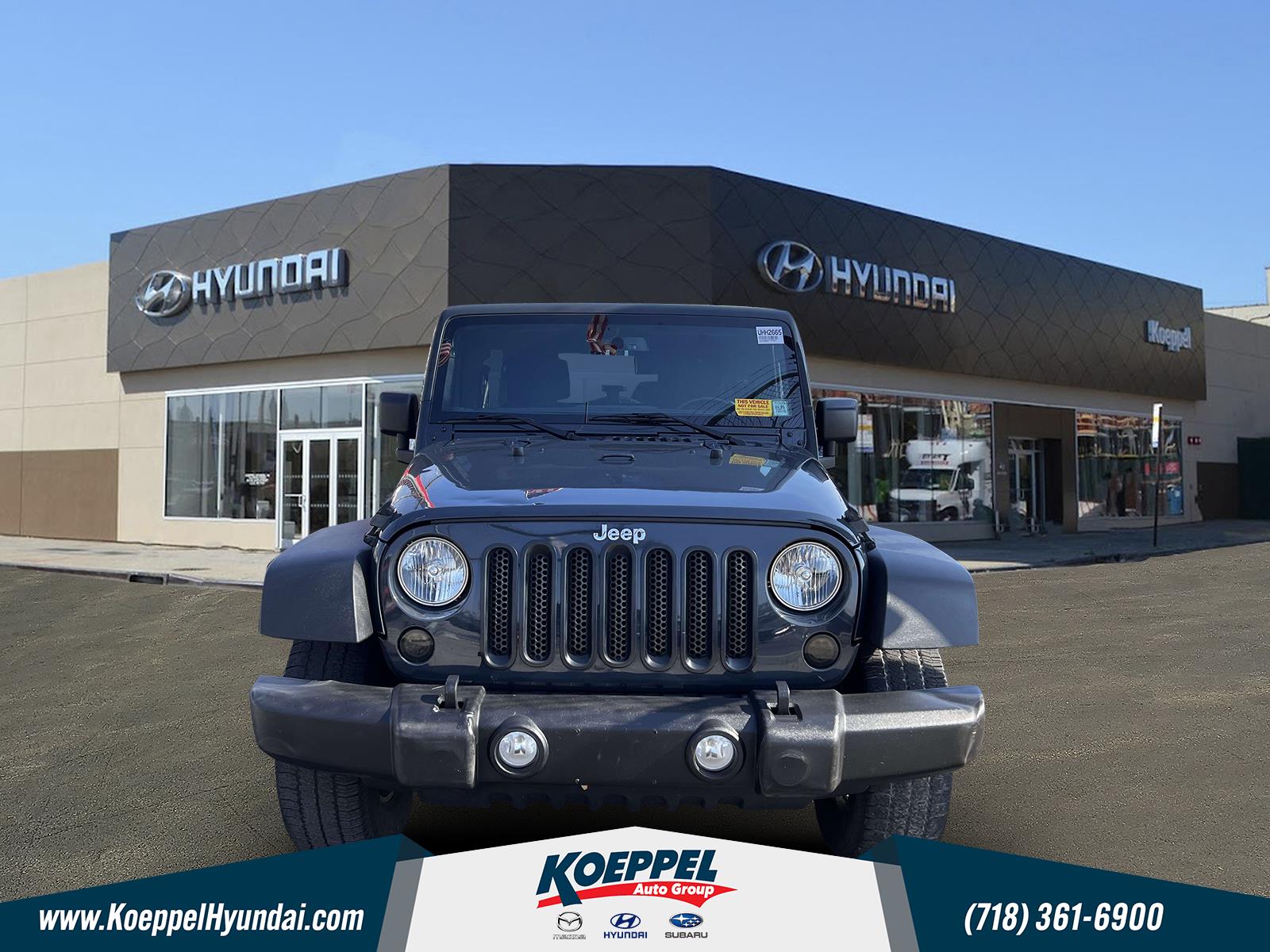 Used 2018 Jeep Wrangler JK Unlimited Sport S with VIN 1C4HJWDG9JL878682 for sale in Long Island City, NY