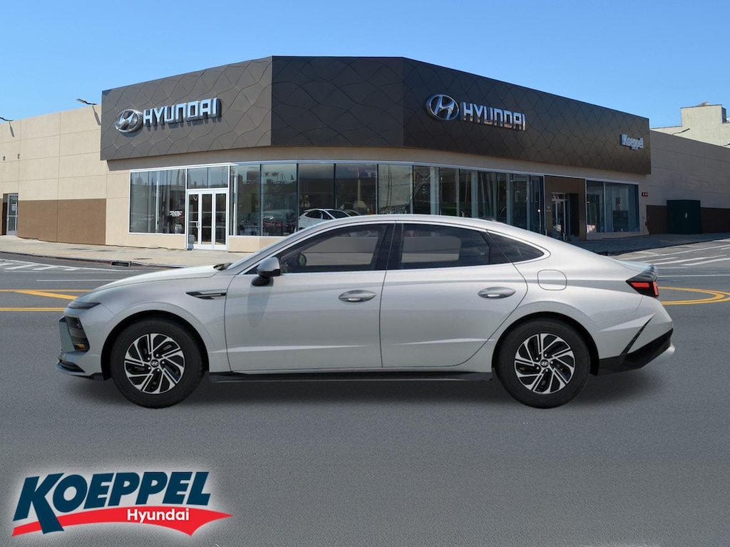 New 2026 Hyundai Sonata Hybrid Blue Sedan