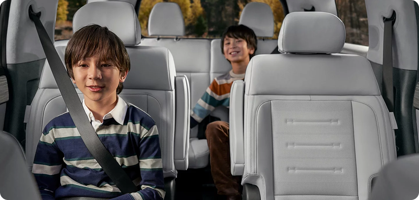 Spacious interior seating