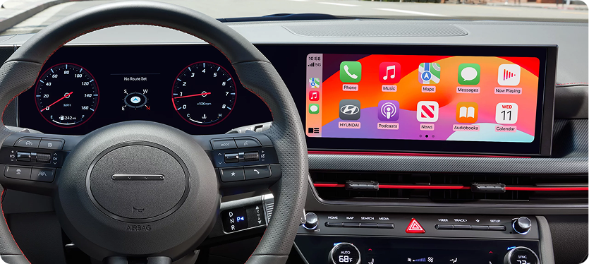 Wireless Apple CarPlay and Android Auto