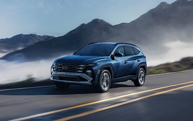 2026 Hyundai Tucson Hybrid driving