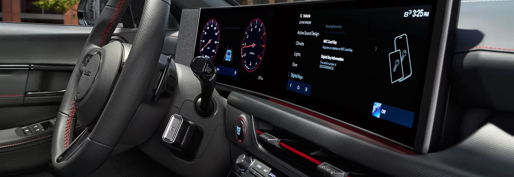 Panoramic curved display