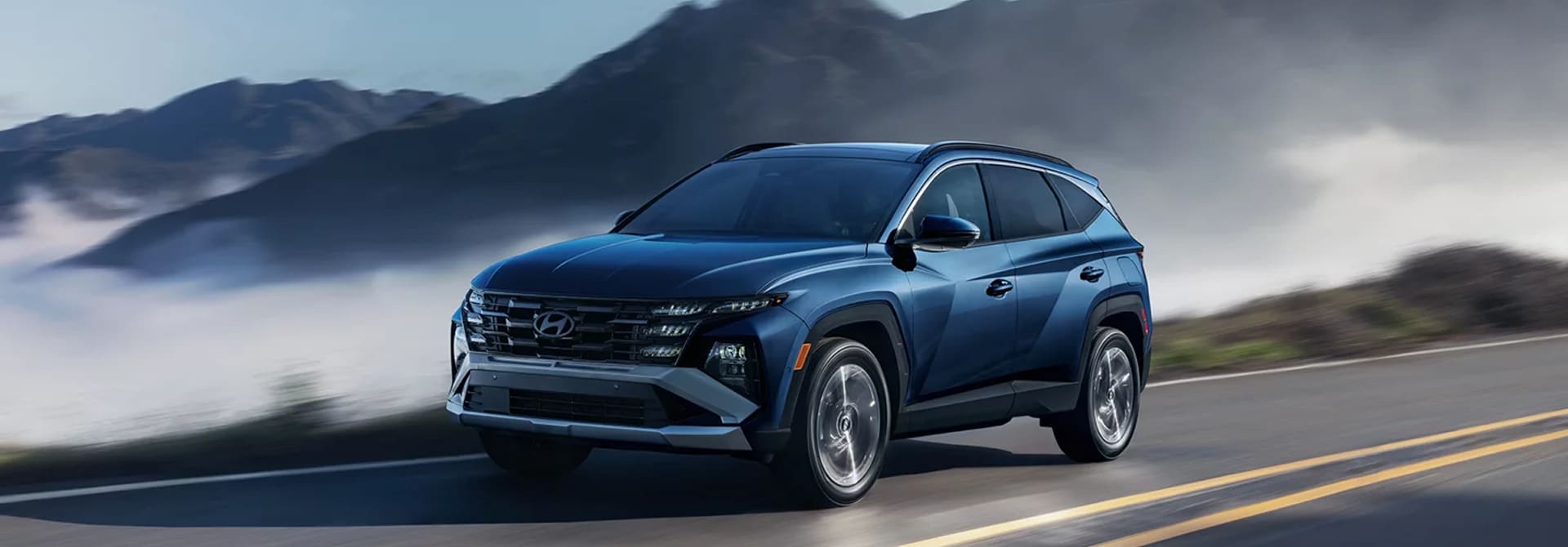 2026 Hyundai Tucson Hybrid driving