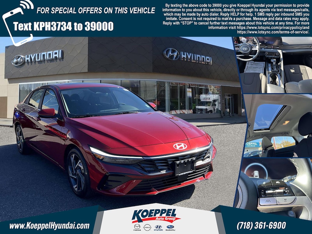 Certified 2024 Hyundai Elantra SEL Sedan