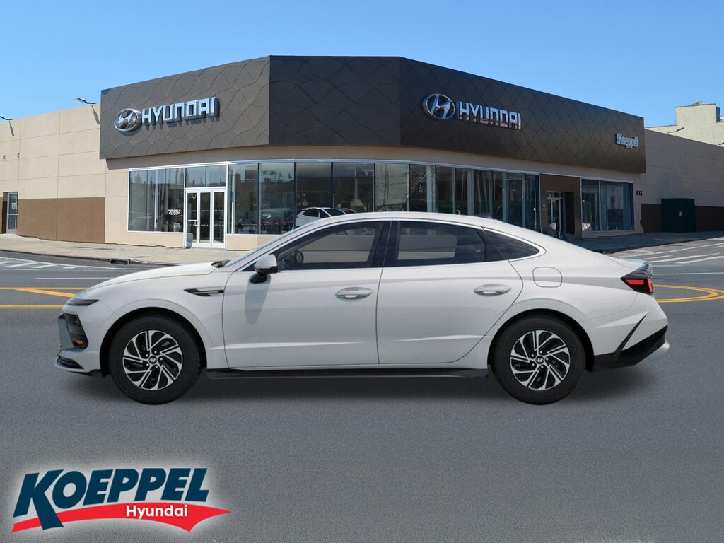 New 2026 Hyundai Sonata Hybrid Blue Sedan