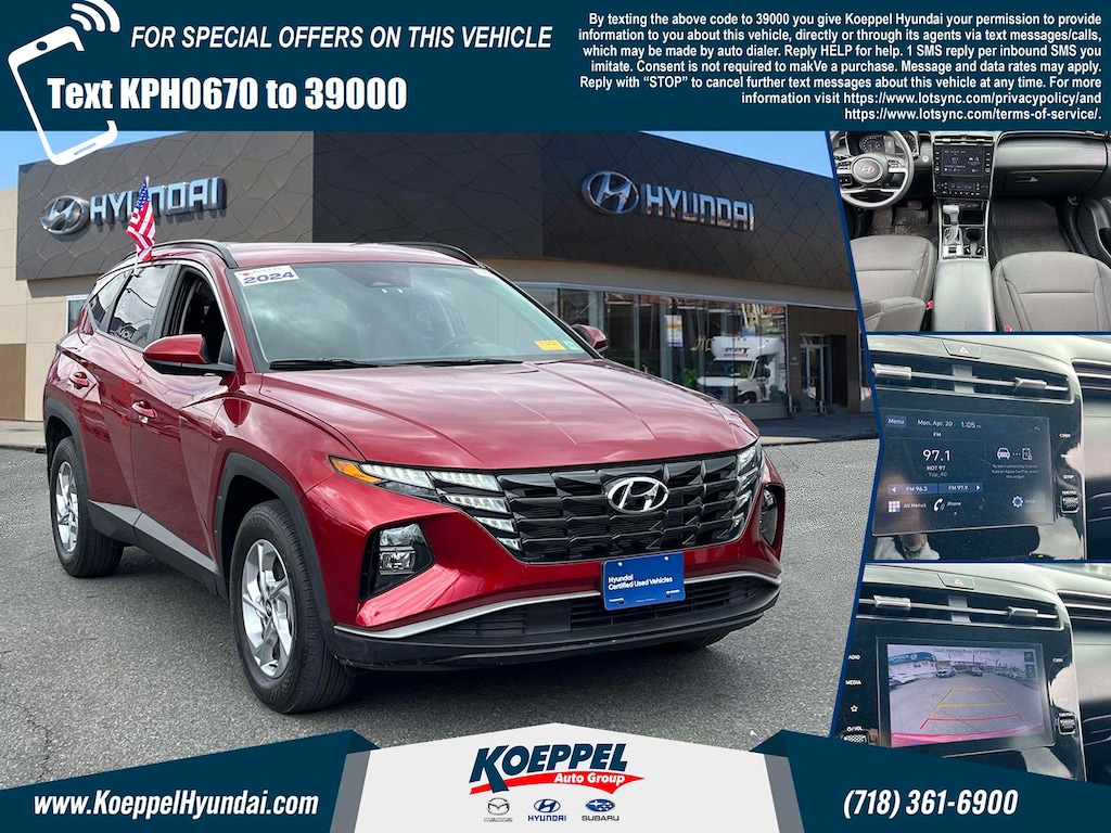 Certified 2024 Hyundai Tucson SEL SUV