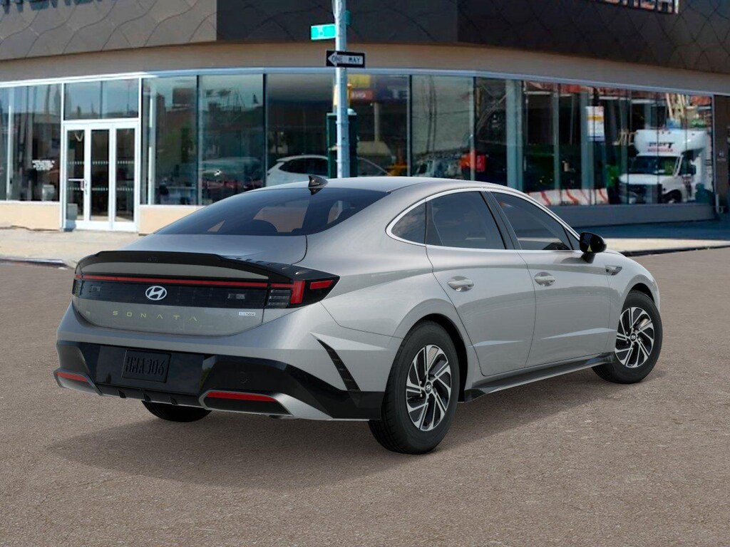 New 2026 Hyundai Sonata Hybrid Blue Sedan