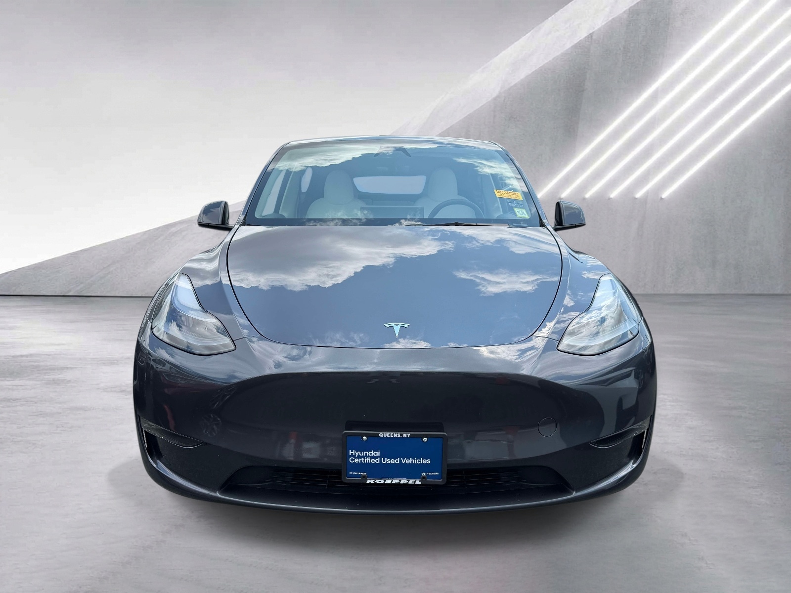 Used 2023 Tesla Model Y Long Range with VIN 7SAYGDEE1PF891862 for sale in Long Island City, NY