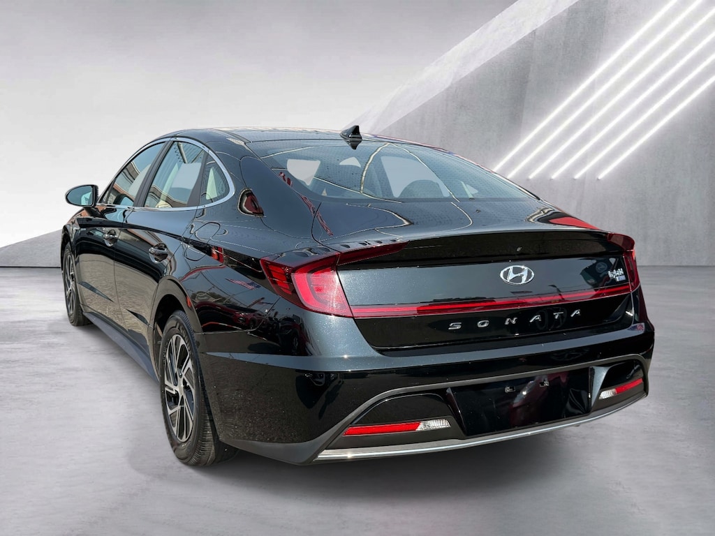 Certified 2021 Hyundai Sonata Hybrid Blue Sedan