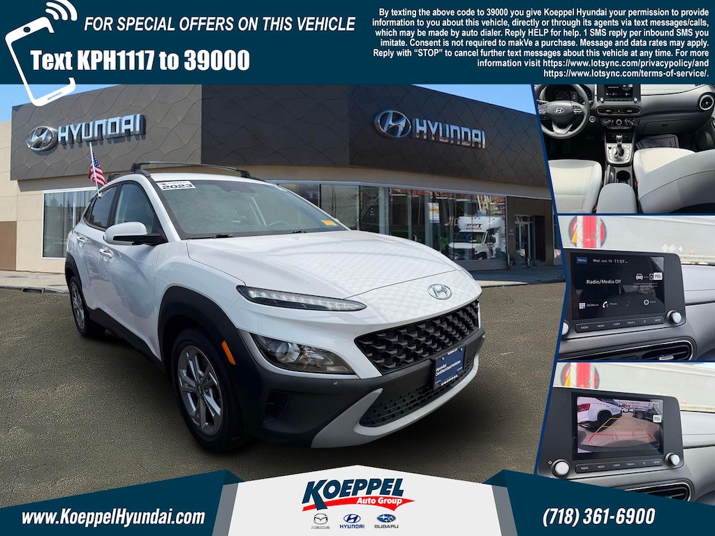 Certified 2023 Hyundai Kona SEL SUV